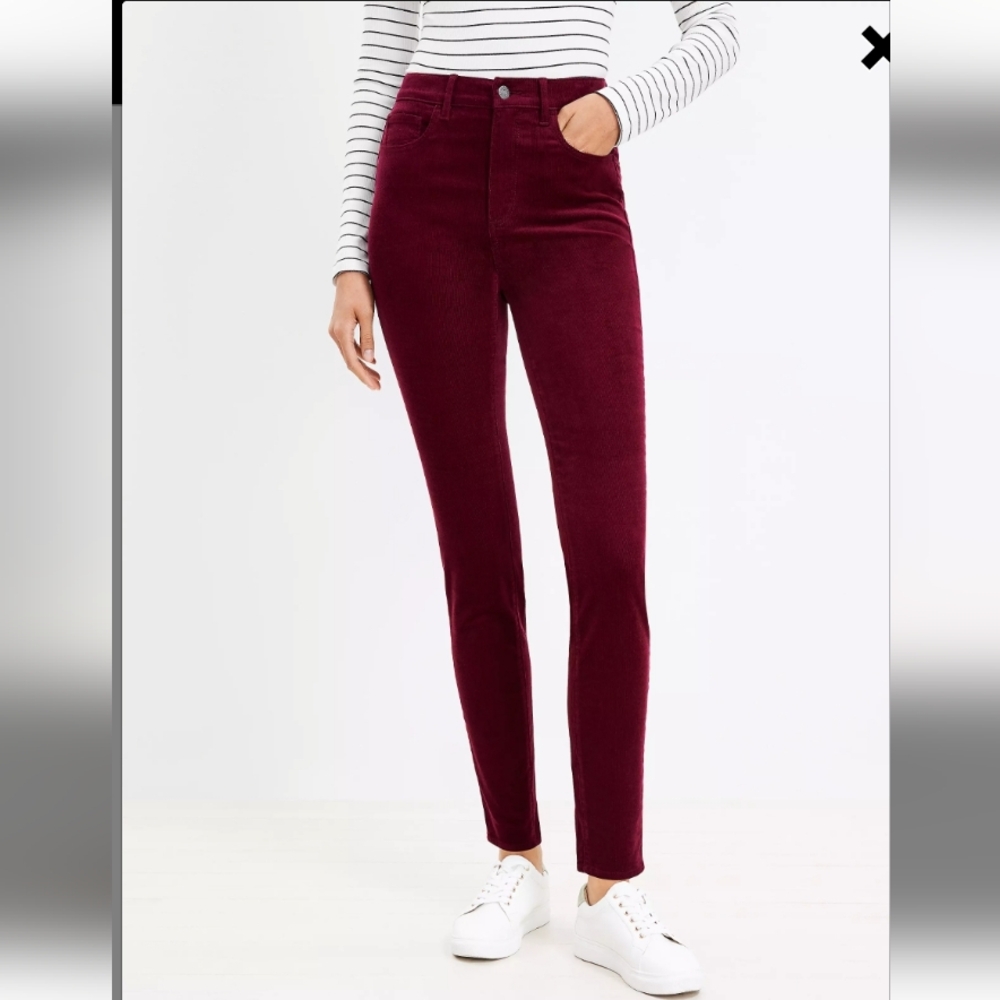 LOFT Corduroy Skinny Pants